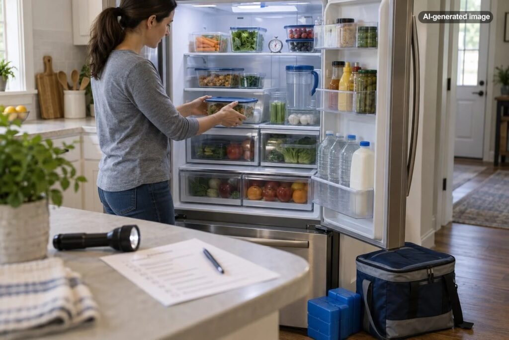 How Do You Prepare a Refrigerator for a Power Outage?