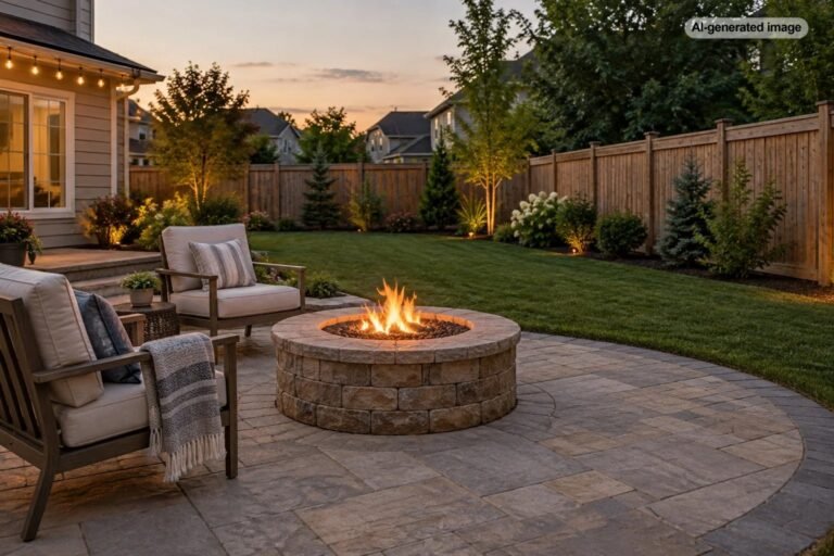 How Far Should a Fire Pit Be From a Fence?