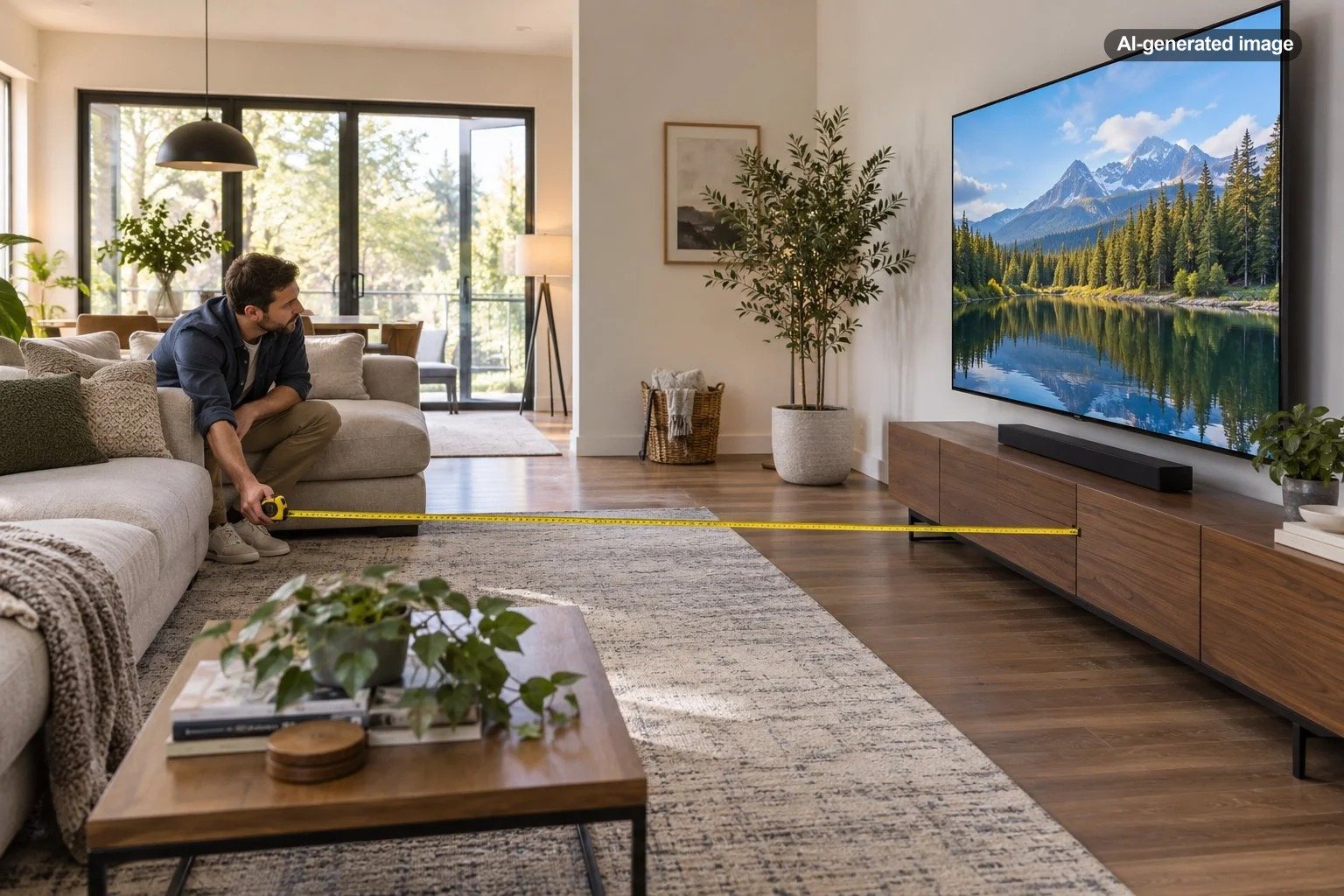 How Far Should a TV Be From a 75-Inch Screen?