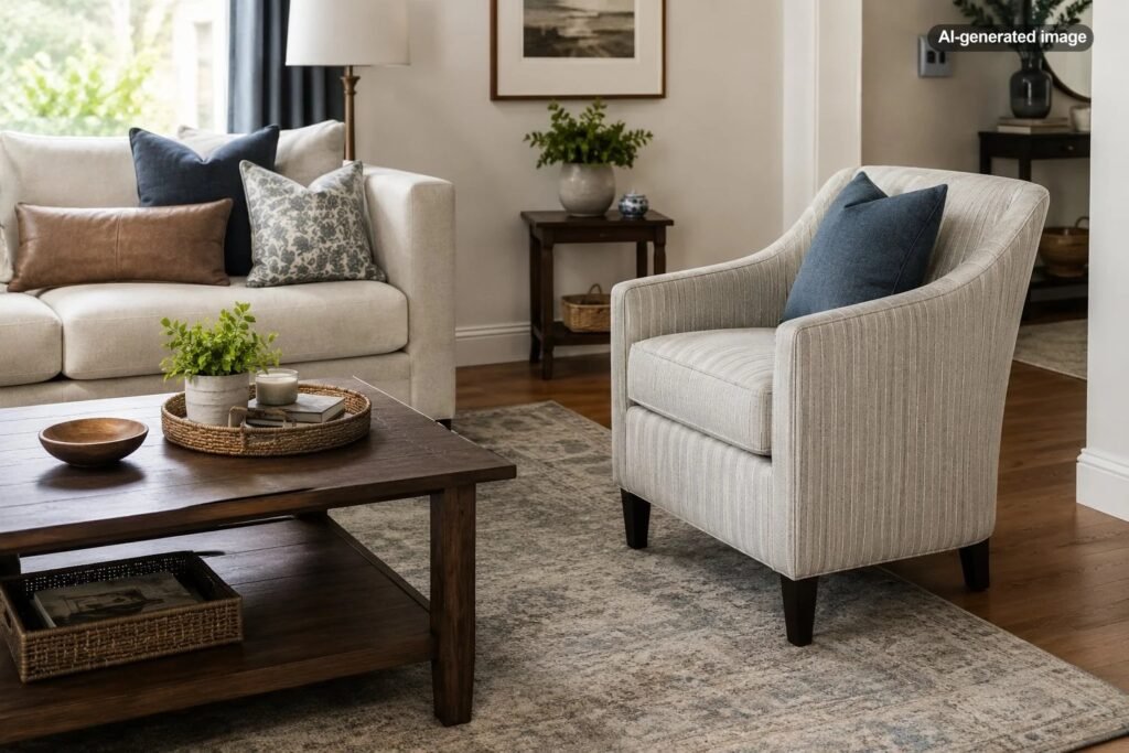 How Far Should an Accent Chair Be From a Coffee Table?
