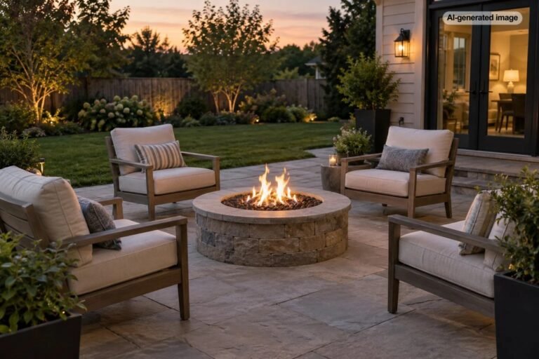 How Far Should Outdoor Furniture Be From a Fire Pit?