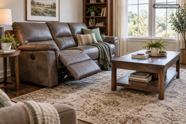 How Much Space Should Be Between a Reclining Sofa and Coffee Table?