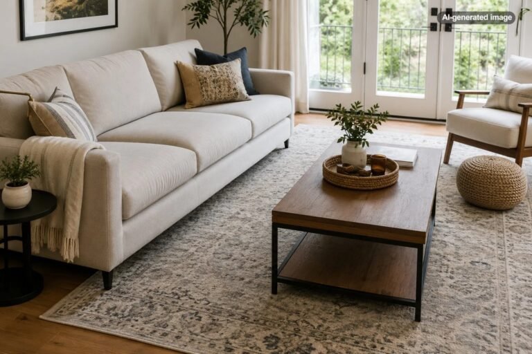 How Much Space Should Be Between a Sofa and Coffee Table?