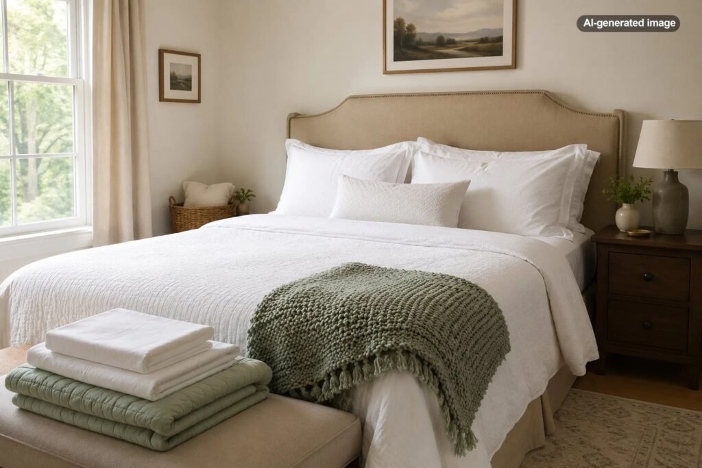 How Often Should You Wash Bedding in an Unused Guest Room?