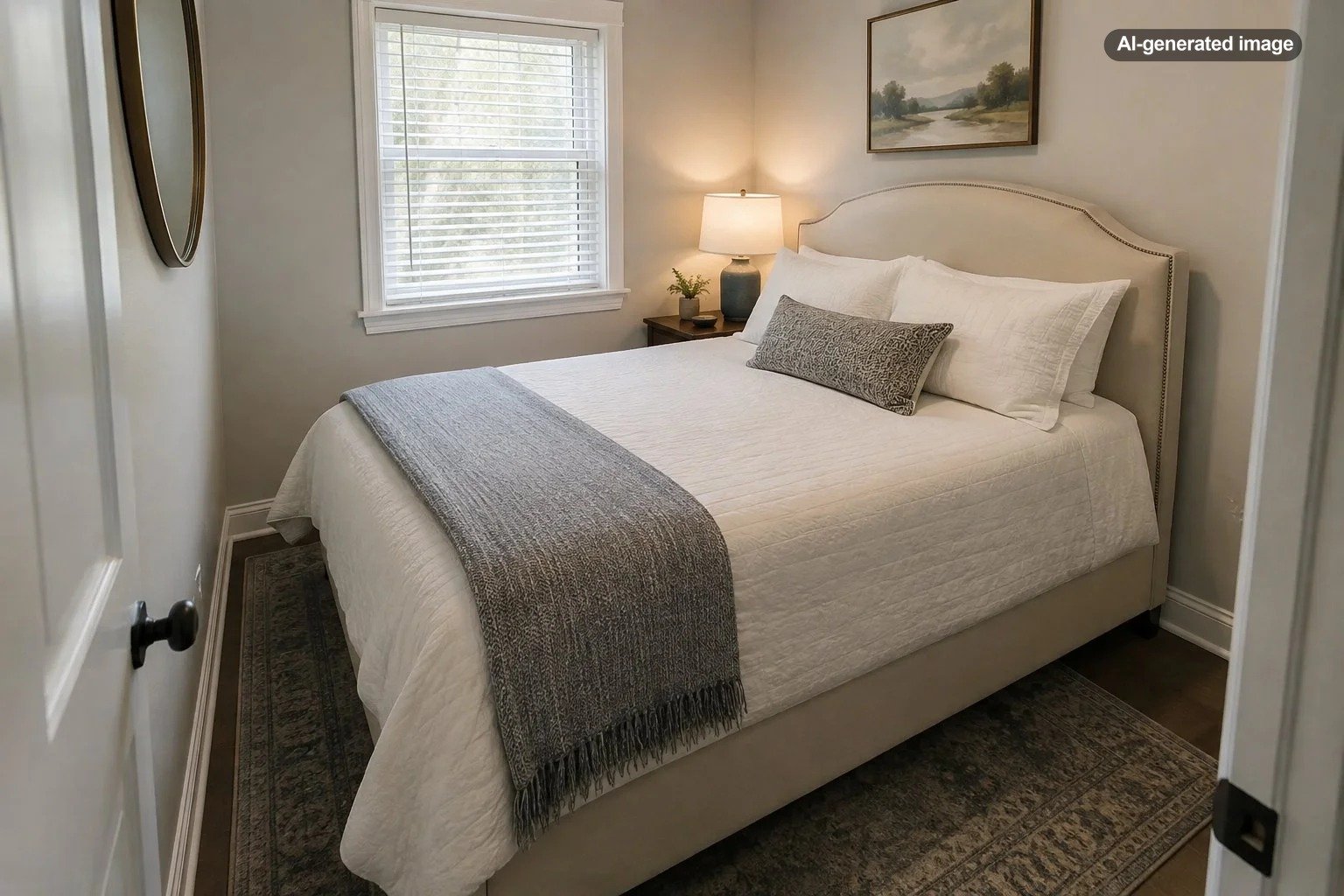 Is a Queen Bed Too Large for a Small Guest Room?