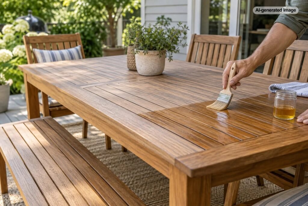 Should You Seal Outdoor Wood Furniture?