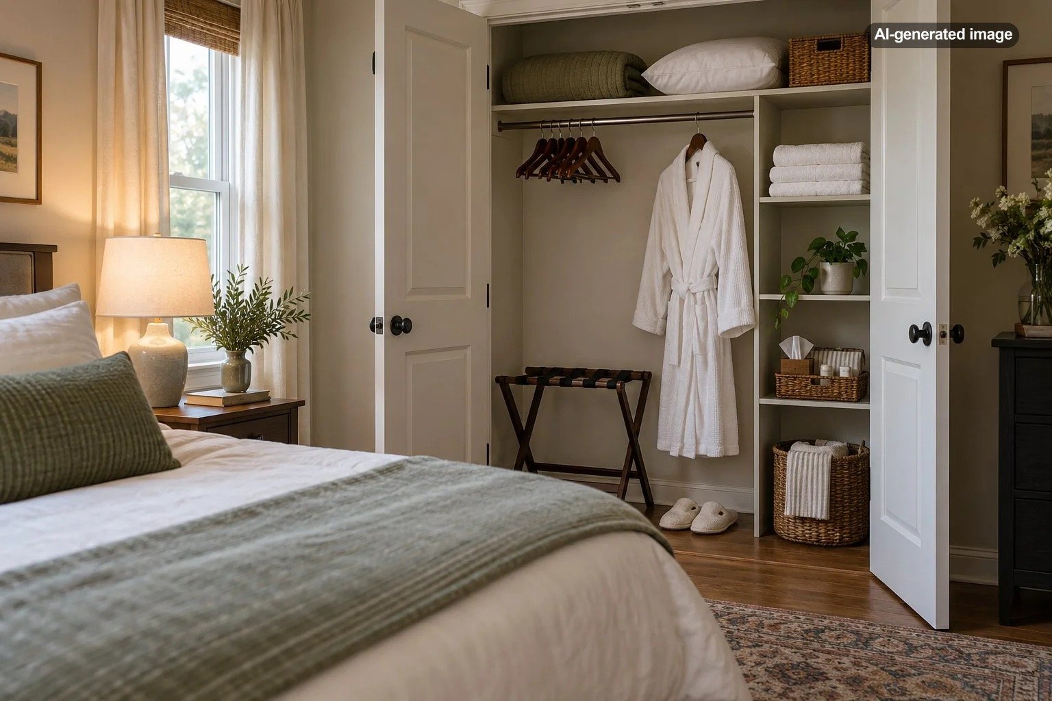 What Should You Put in a Guest Room Closet?