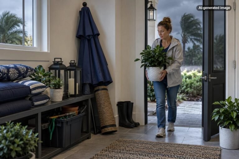 What Should You Store Indoors Before a Hurricane?