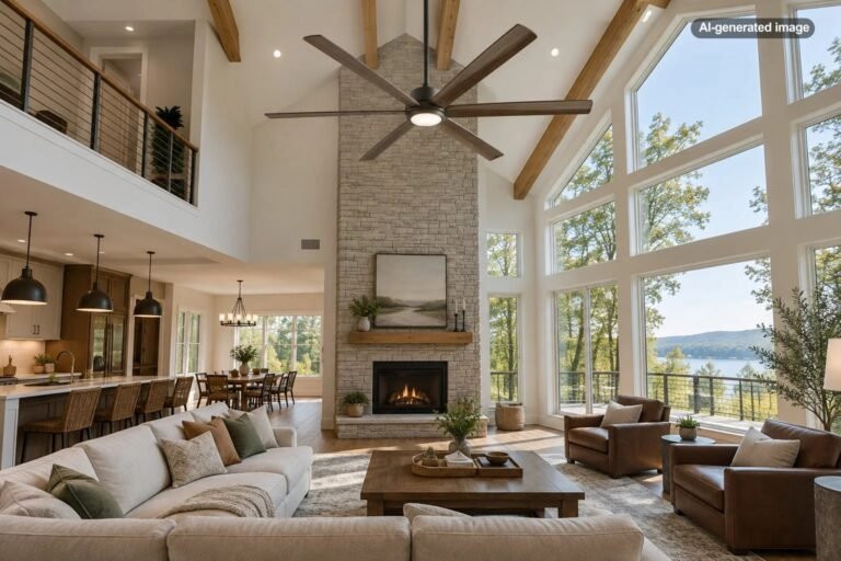 What Size Ceiling Fan Is Best for a Great Room With High Ceilings?