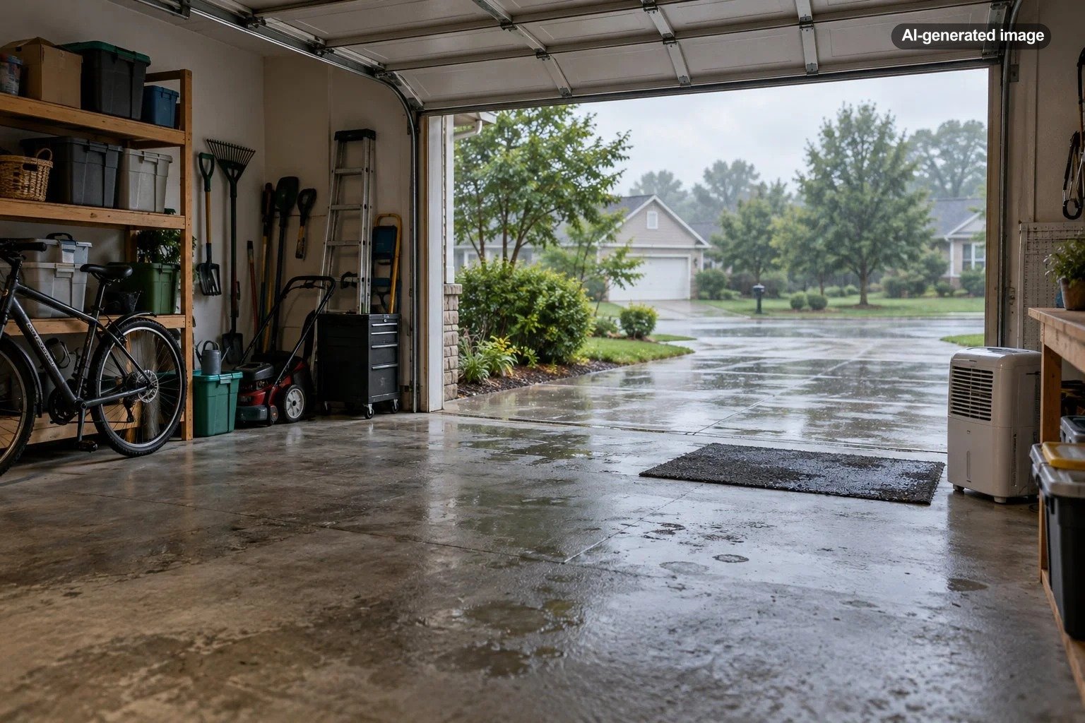 Why Does My Garage Smell Damp After a Storm?