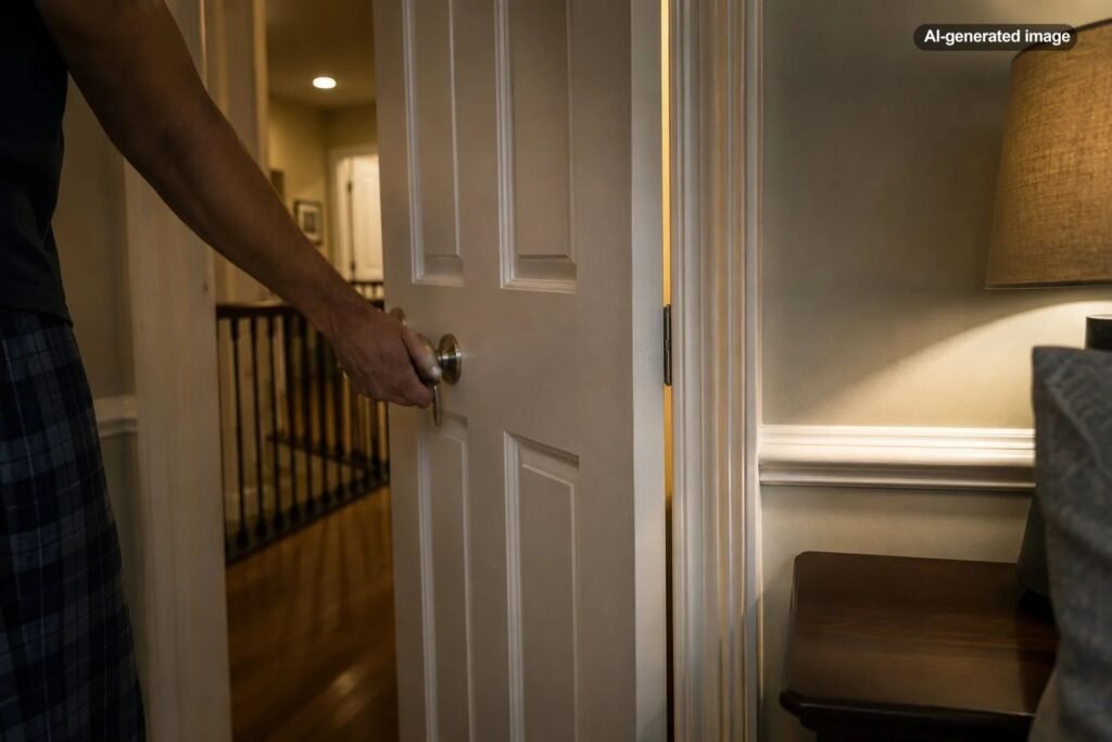 Why Does My Interior Door Stick Only at Night?