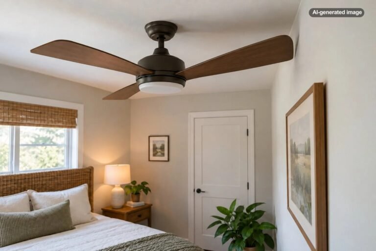 Can a Ceiling Fan Be Too Close to a Wall?