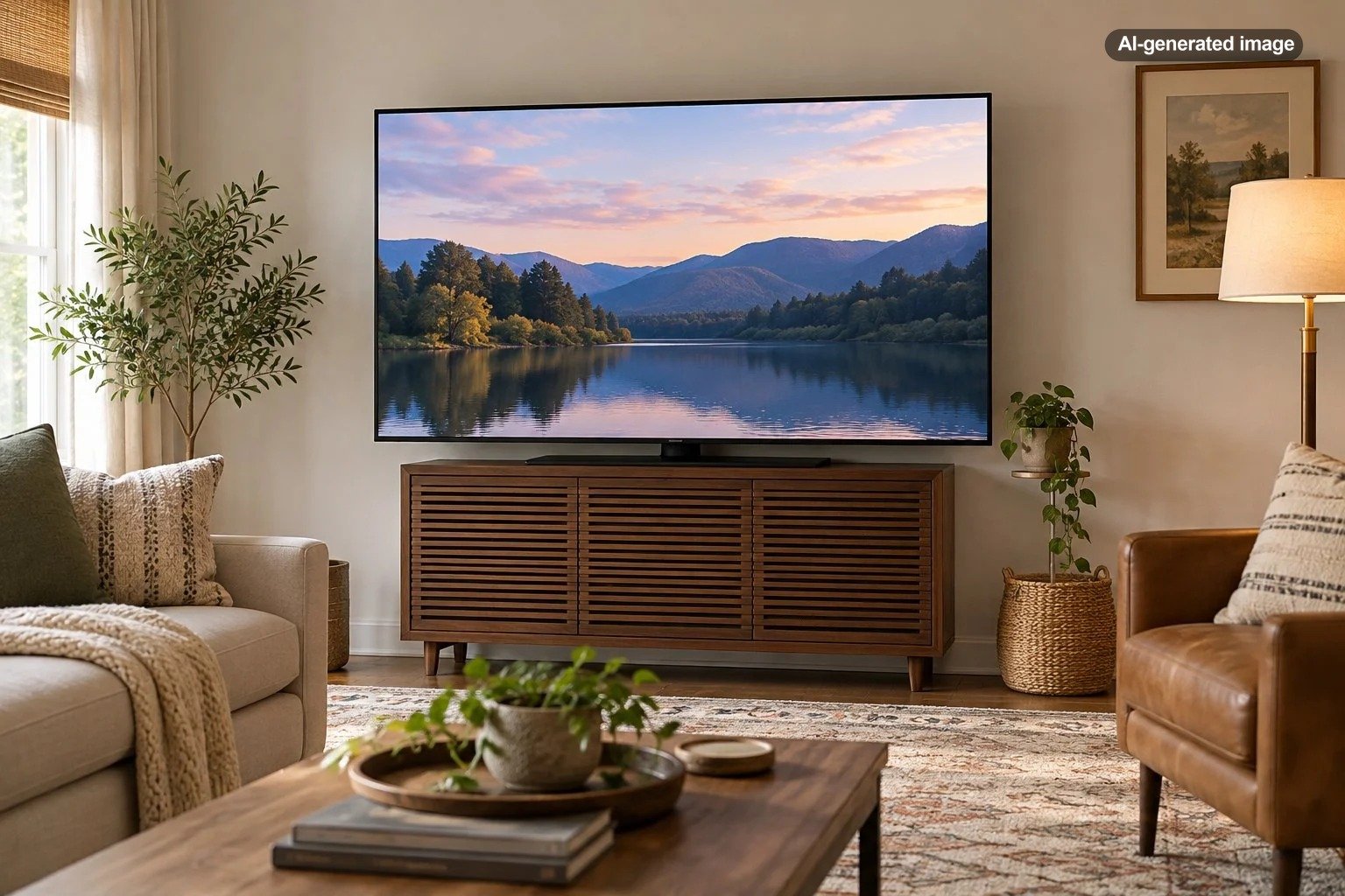 Can a TV Be Wider Than the Console Under It?