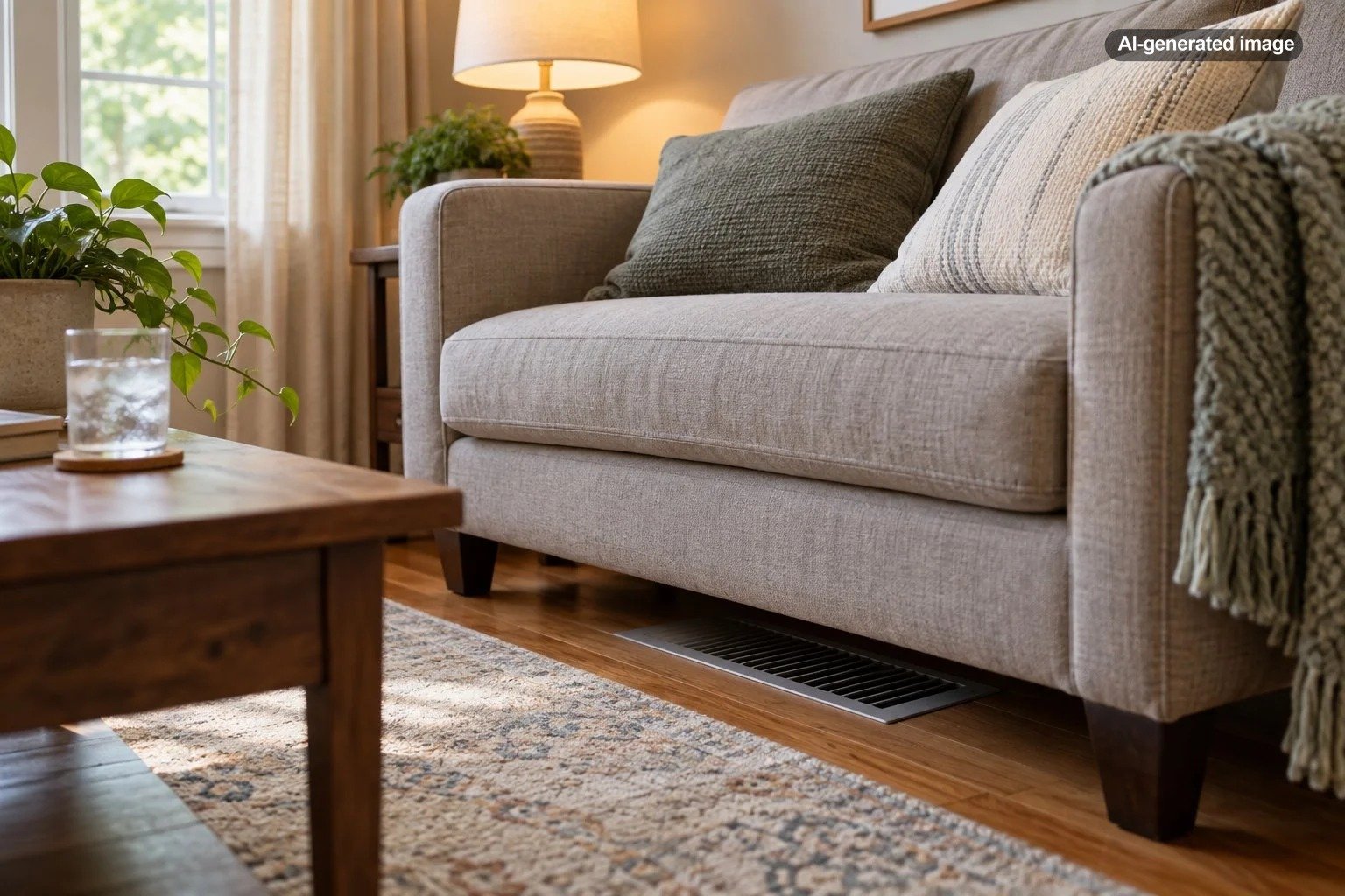 Can Furniture Blocking an Air Vent Make a Room Feel Humid?