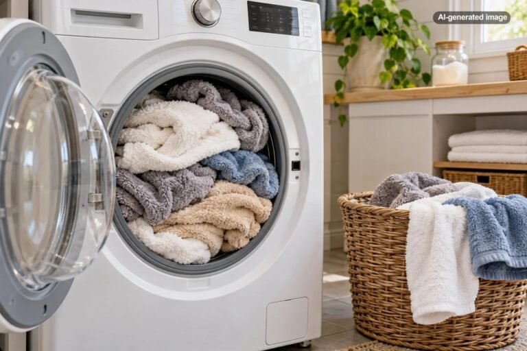 Can Overloading the Washer Make Towels Smell?