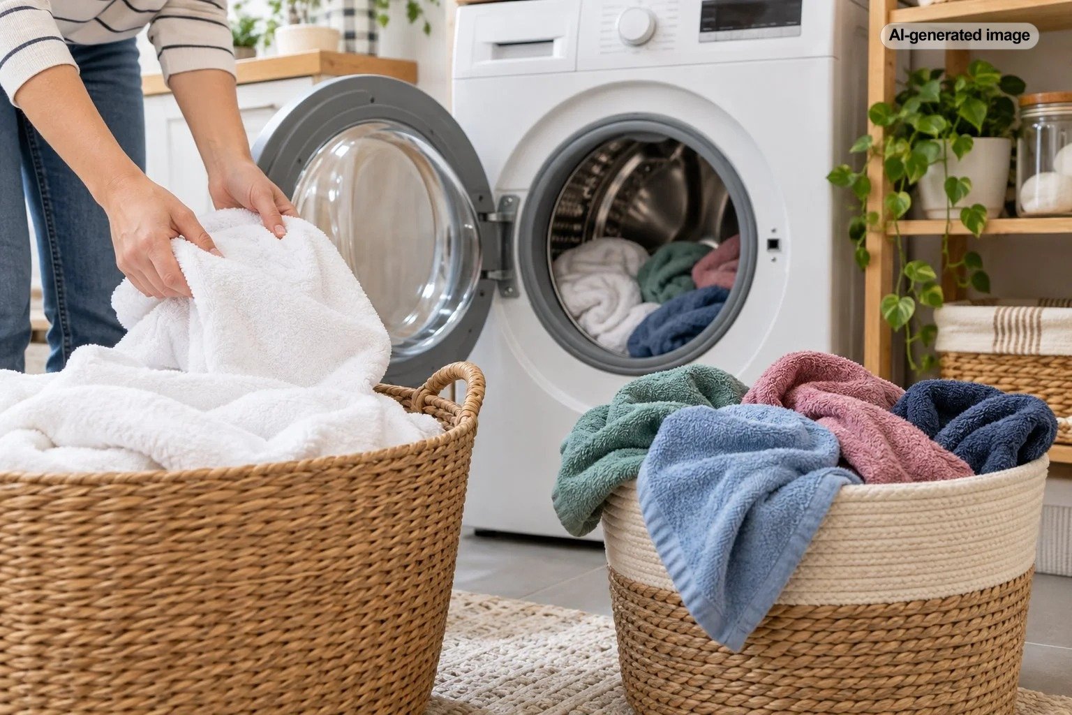 Can You Wash White and Colored Towels Together?
