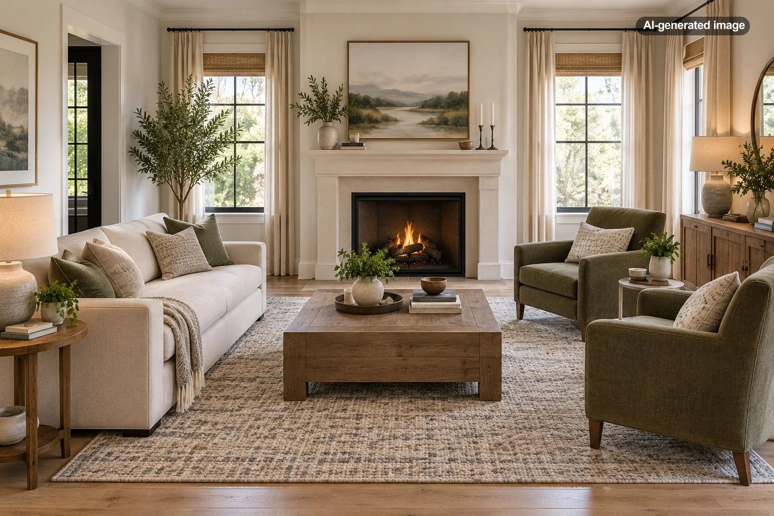 How Do You Arrange Furniture in a Square Living Room?