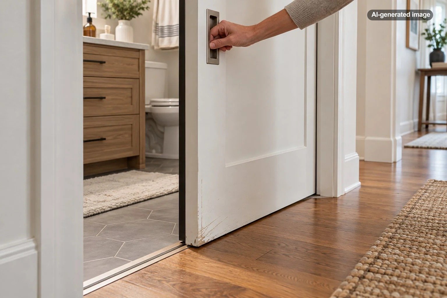 How Do You Stop a Pocket Door From Scraping?