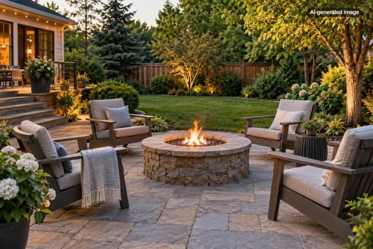 How Far Should a Fire Pit Be From Trees and Shrubs?