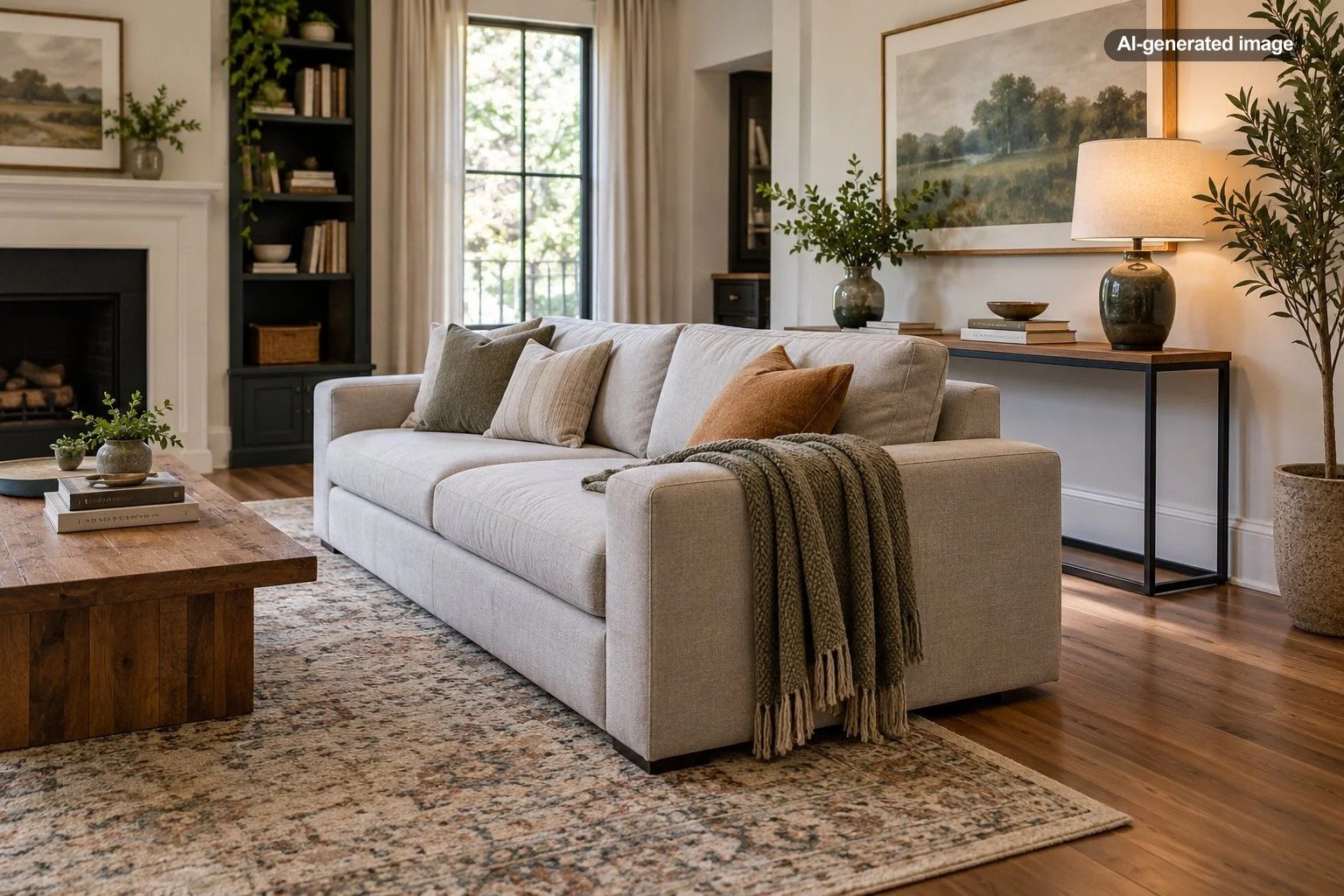 How Far Should a Sofa Be From the Wall?