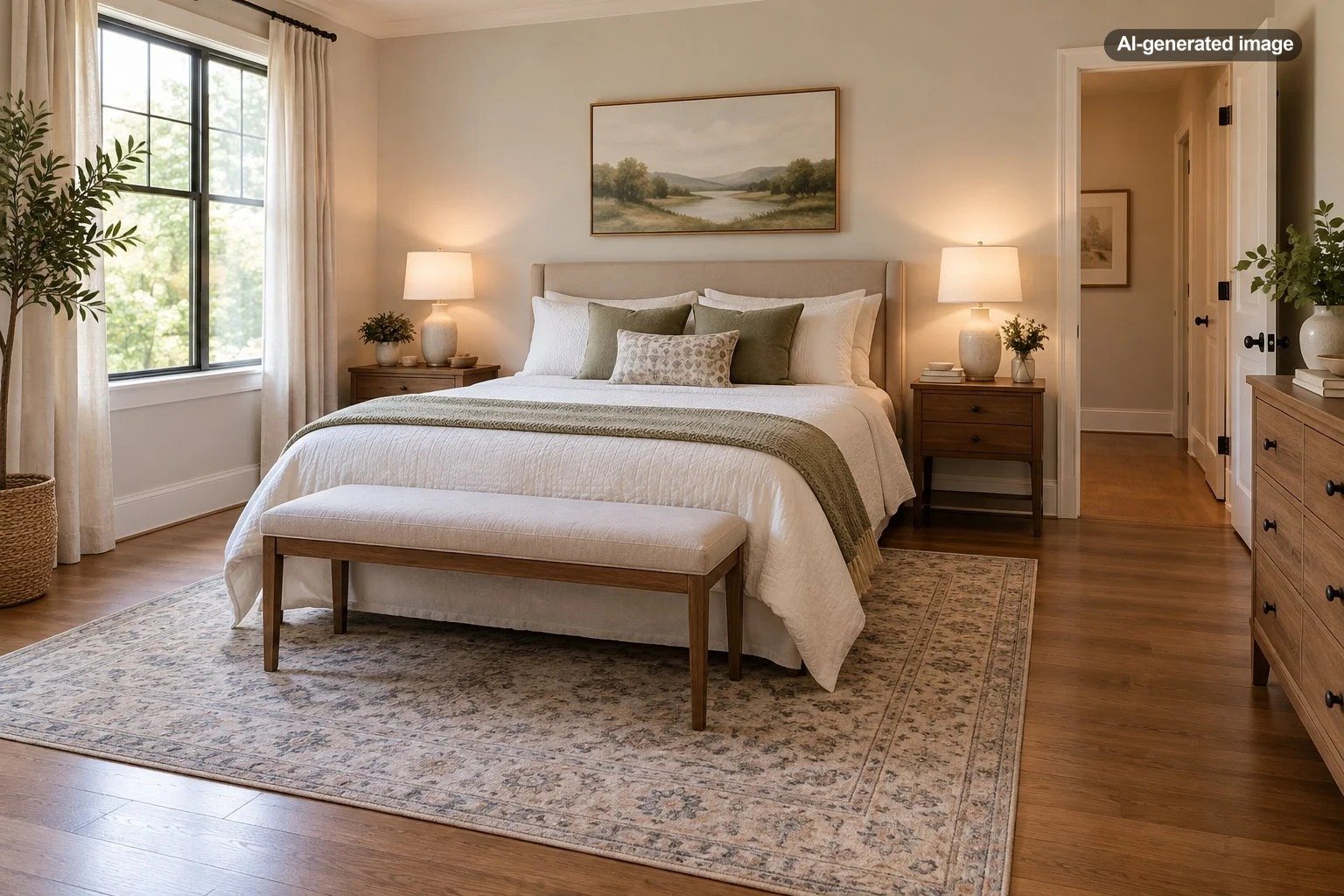 How Much Walking Space Should Be Around a Guest Bed?