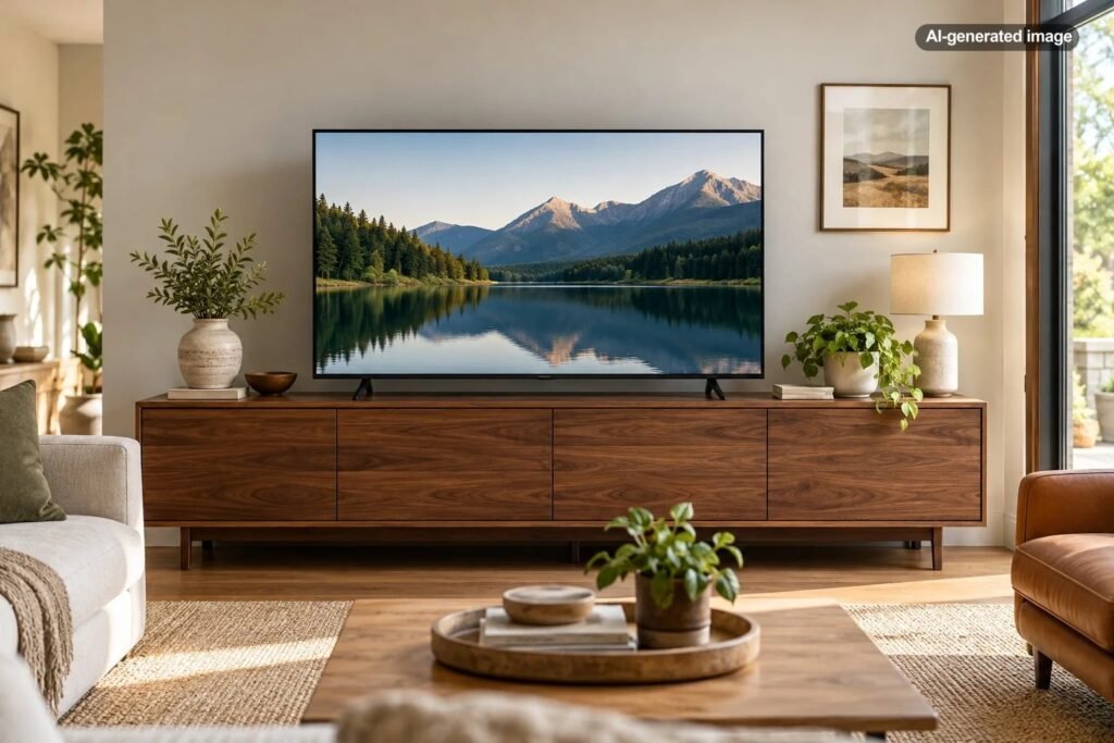 How Much Wider Should a TV Console Be Than the TV?