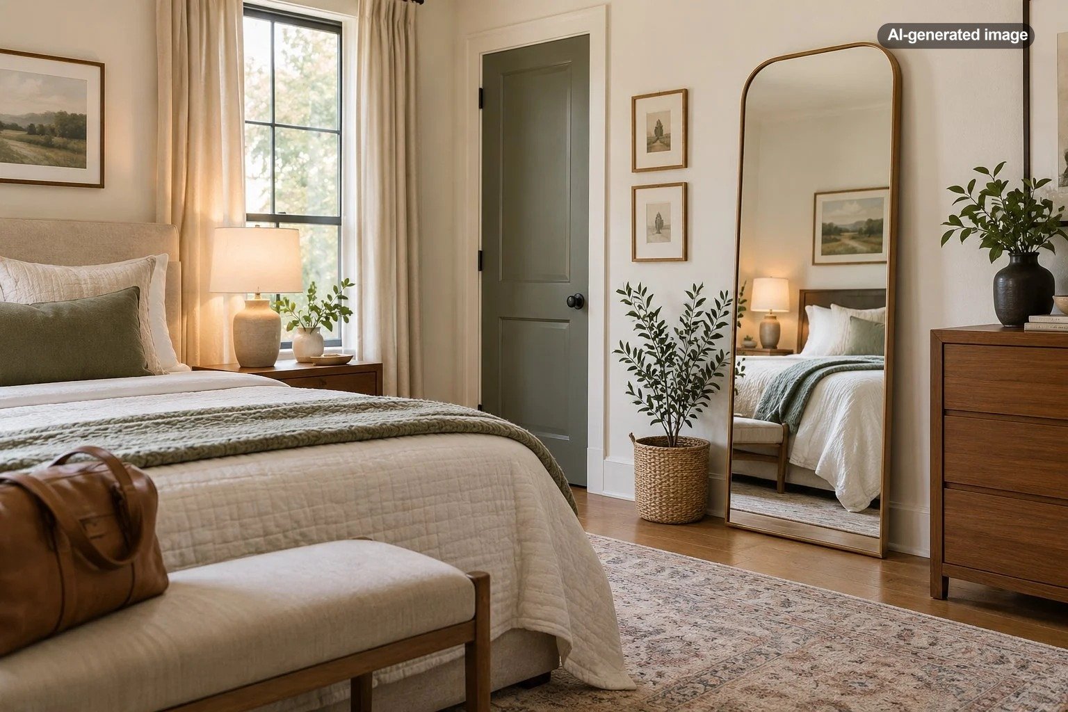 Should a Guest Room Have a Full-Length Mirror?