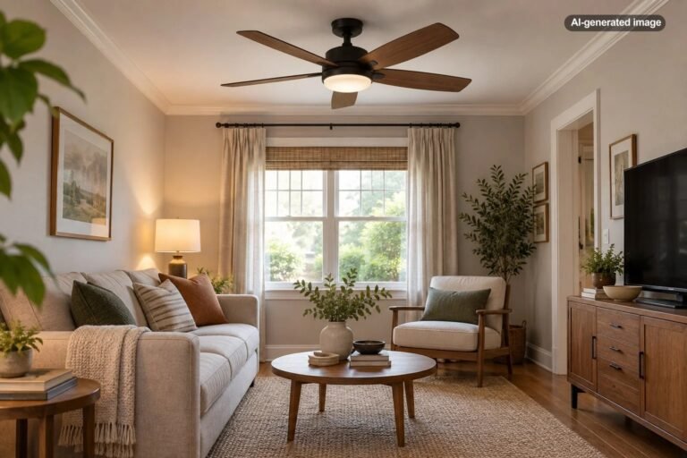 What Size Ceiling Fan Is Best for a Small Living Room?