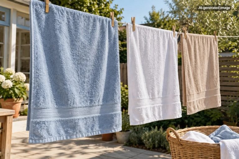 Why Do Towels Get Stiff When Dried Outside?