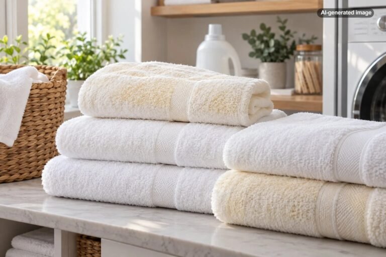 Why Do White Towels Turn Yellow?