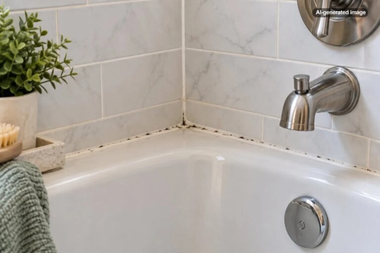 Why Does Bathroom Caulk Keep Turning Black?