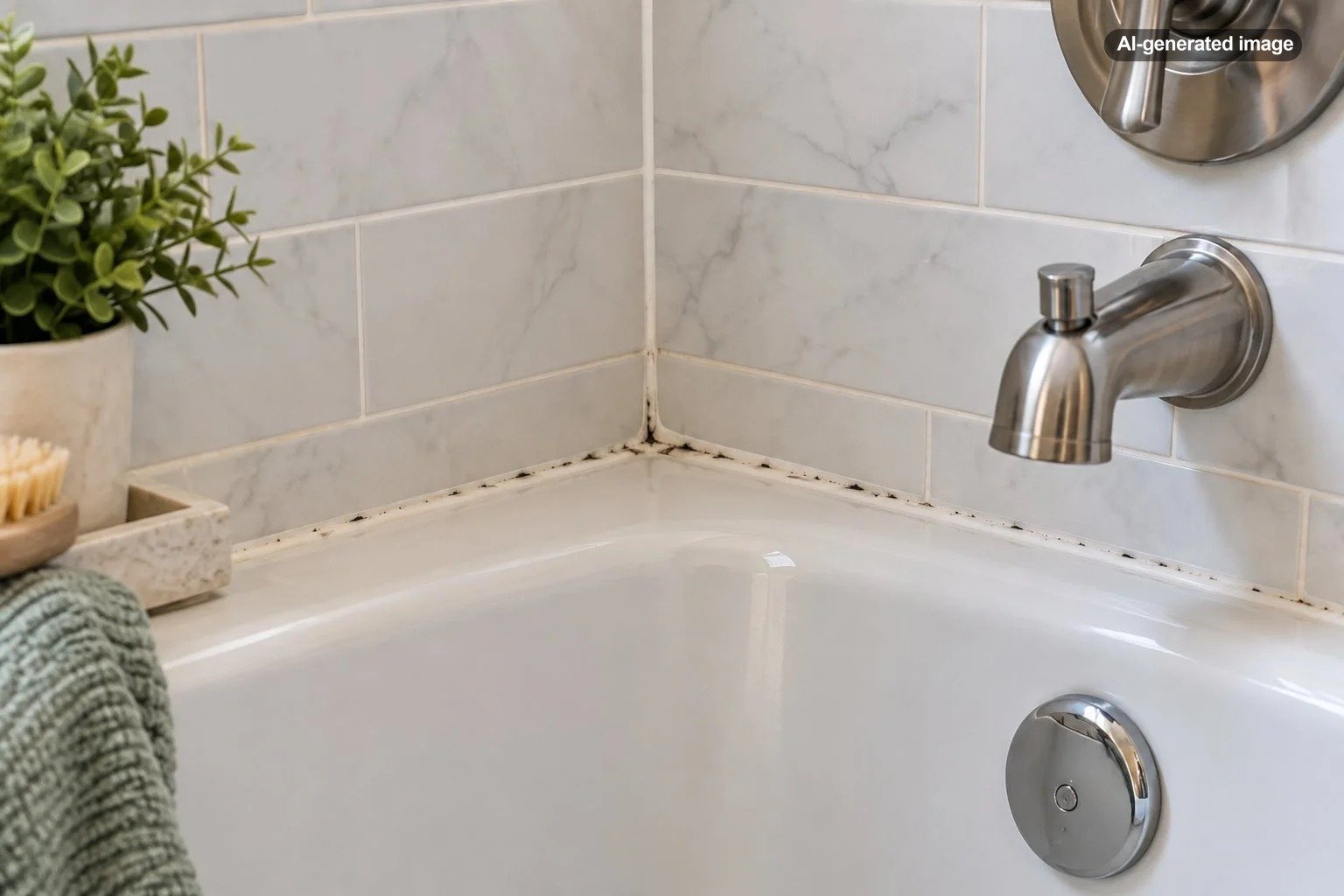 Why Does Bathroom Caulk Keep Turning Black?