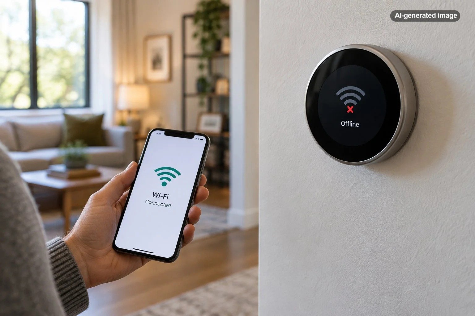 Why Does My Smart Thermostat Say It Is Offline When Wi-Fi Works?