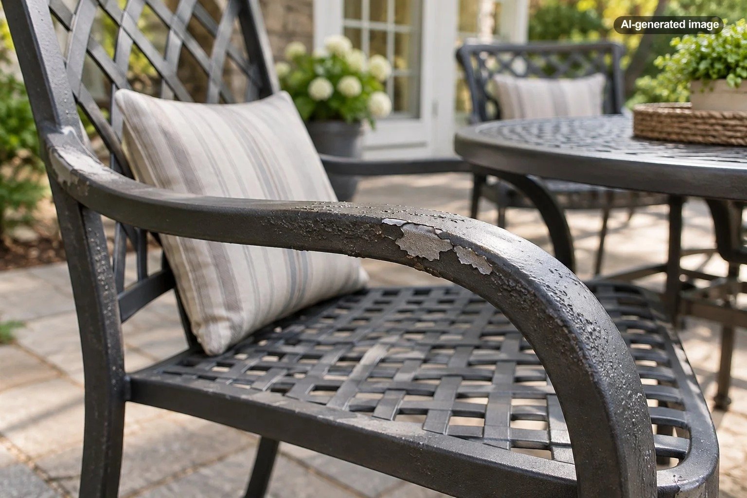 Why Does Powder-Coated Patio Furniture Bubble or Peel?